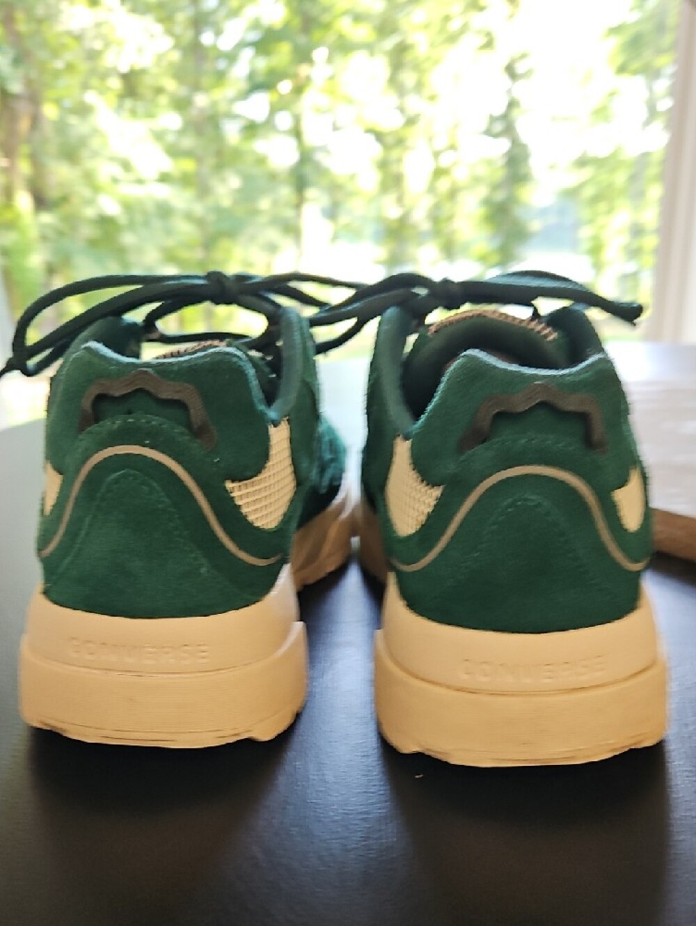 CONVERSE Men's Golf Le FluerGreen Suede Casual Sneakers. Size 7.5 - Picture 6 of 9